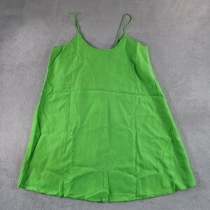 NWT Grace And Mila Vibrant Green Slip Dress Shift Dress Size Medium